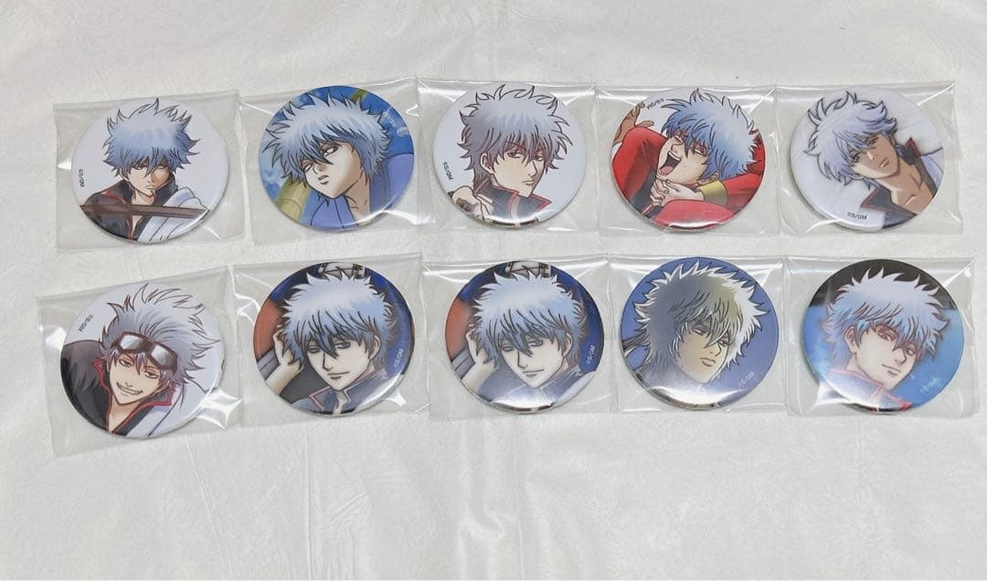 銀魂 坂田銀時 缶バッジ 16点セット