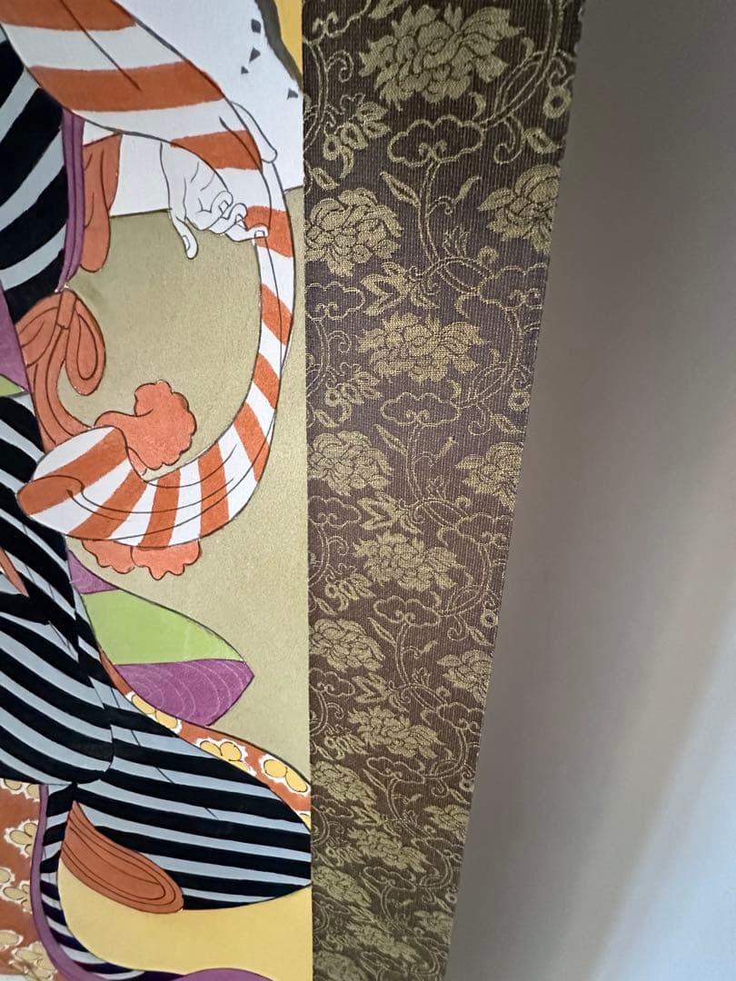 美人画 掛軸 浮世絵 未使用品 桐箱