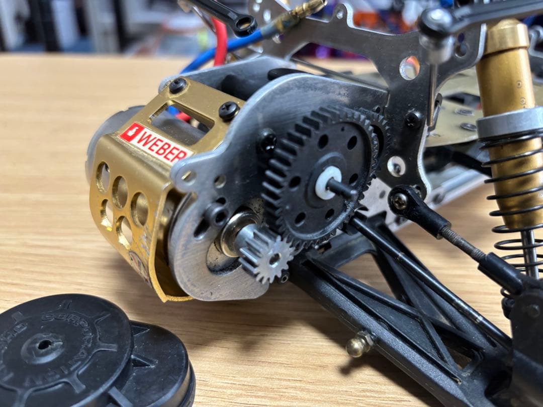 ア*ベ様 京商 ラジコン シャーシ ジャンク当時物 オプティマ？