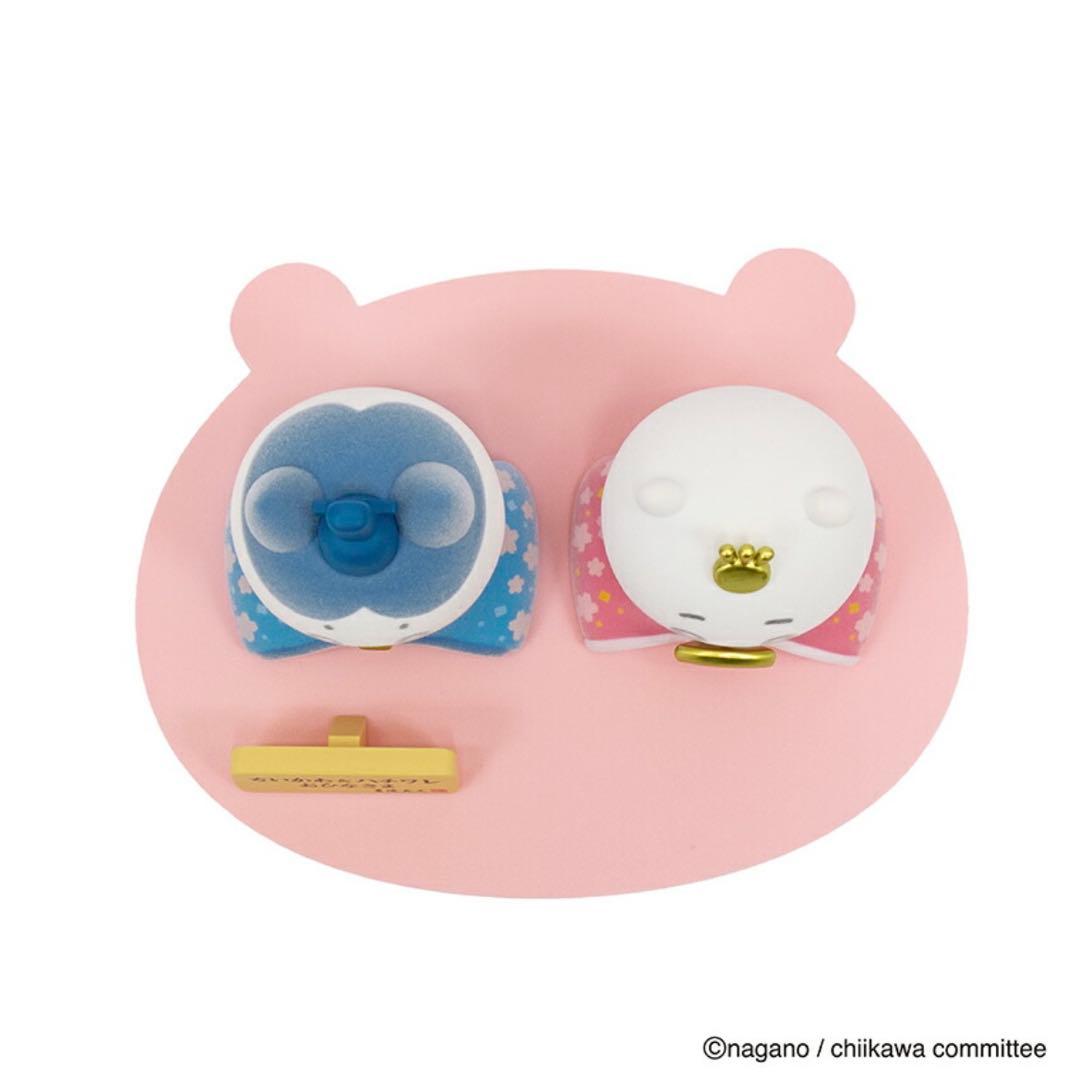 新品／ちいかわ＆ハチワレ ミニ雛人形 ひなまつり 吉徳 おひなさま ひな人形