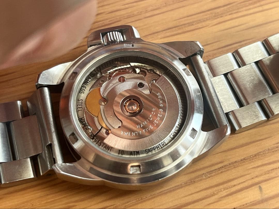 34mm ハミルトンカーキ 6305 自動巻き腕時計