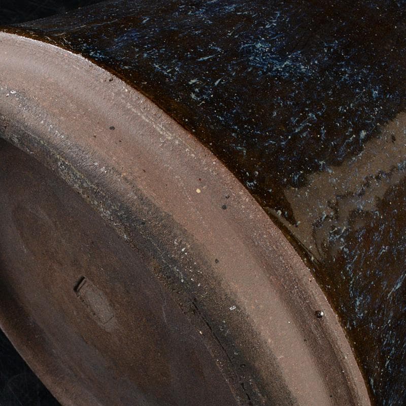 中国 海鼠釉 尊式瓶 在銘 M R5381B