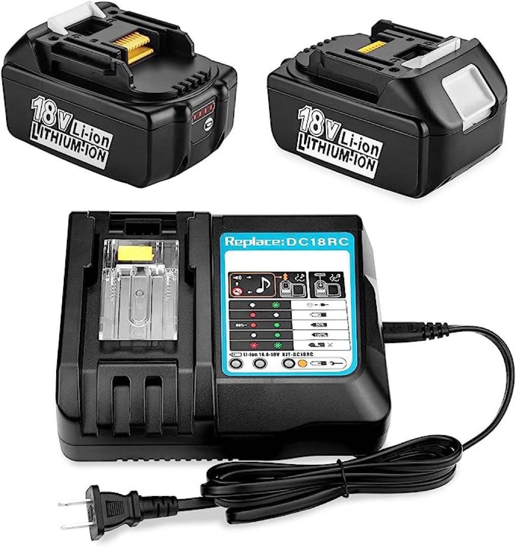 値下 マキタmakita掃除機クリーナー＆充電器➕バッテリー2 掃除機 パーツ