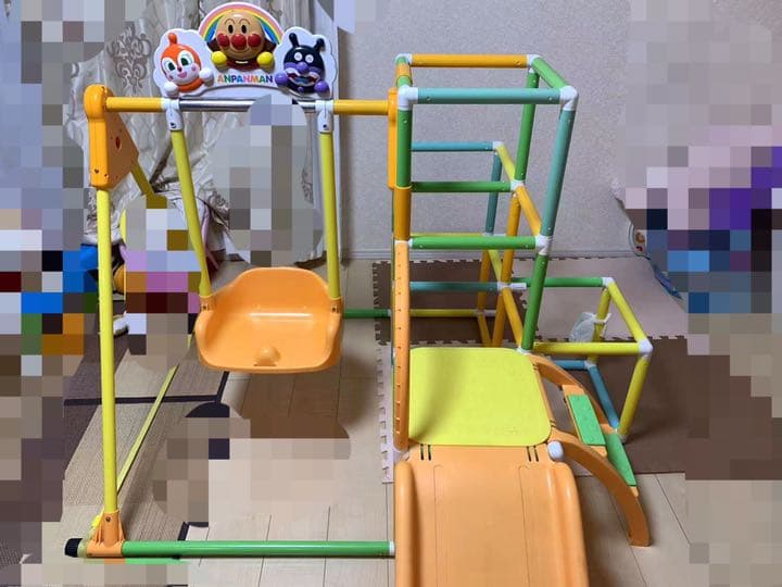 アンパンマン うちの子天才 カンタン折りたたみ ブランコパークDX