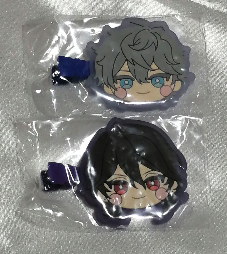 あんスタ　星型チャーム　前髪クリップ　缶バッジ　セット