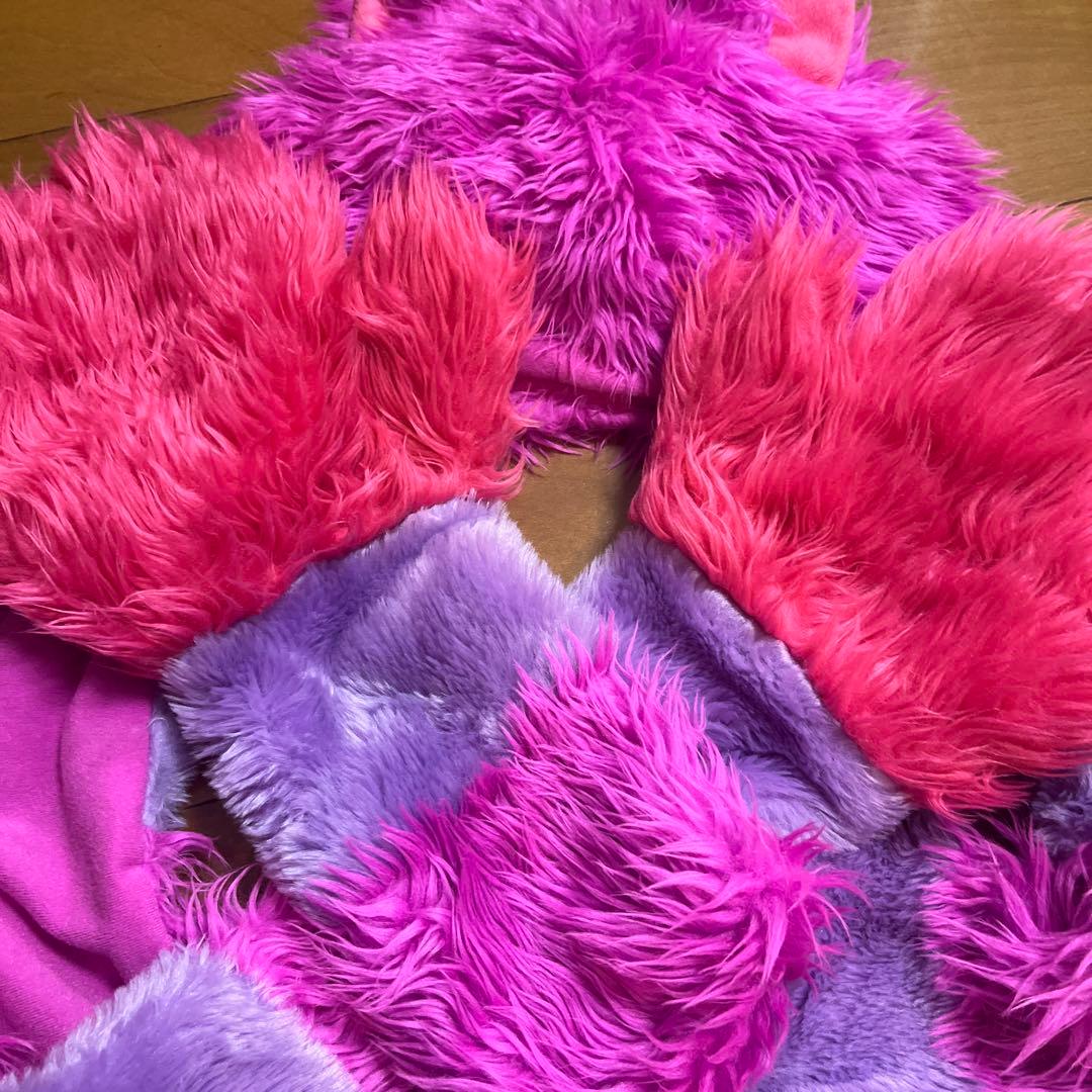 ディズニー チェシャ猫のしっぽ マフラーキャップ ファンキャップ