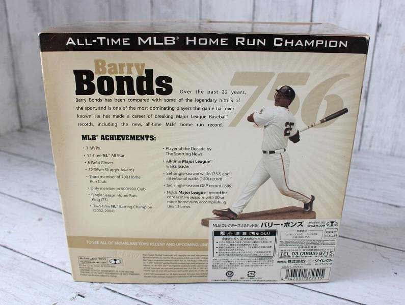 未開封 バリー・ボンズ 756ホームラン達成記念 マクファーレン
