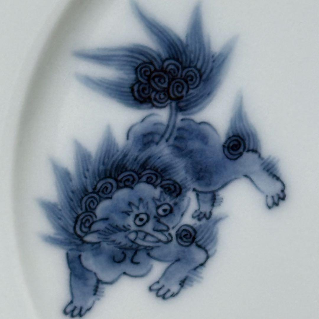 人間国宝 十三代 今泉今右衛門 高級ライン 色鍋島獅子牡丹高台