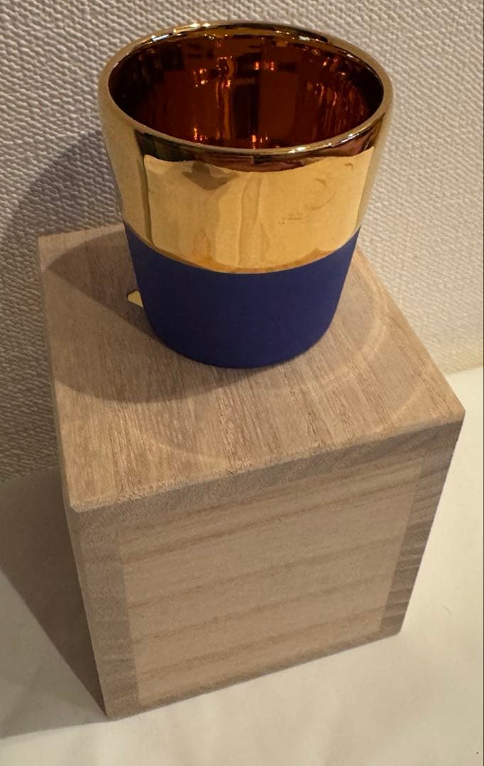 桑田卓郎　メタル　ゴールド　ブルー　ぐい呑 桑田卓郎 メタル ゴールド ブルー ぐい呑 桑田卓郎 メタル ゴールド