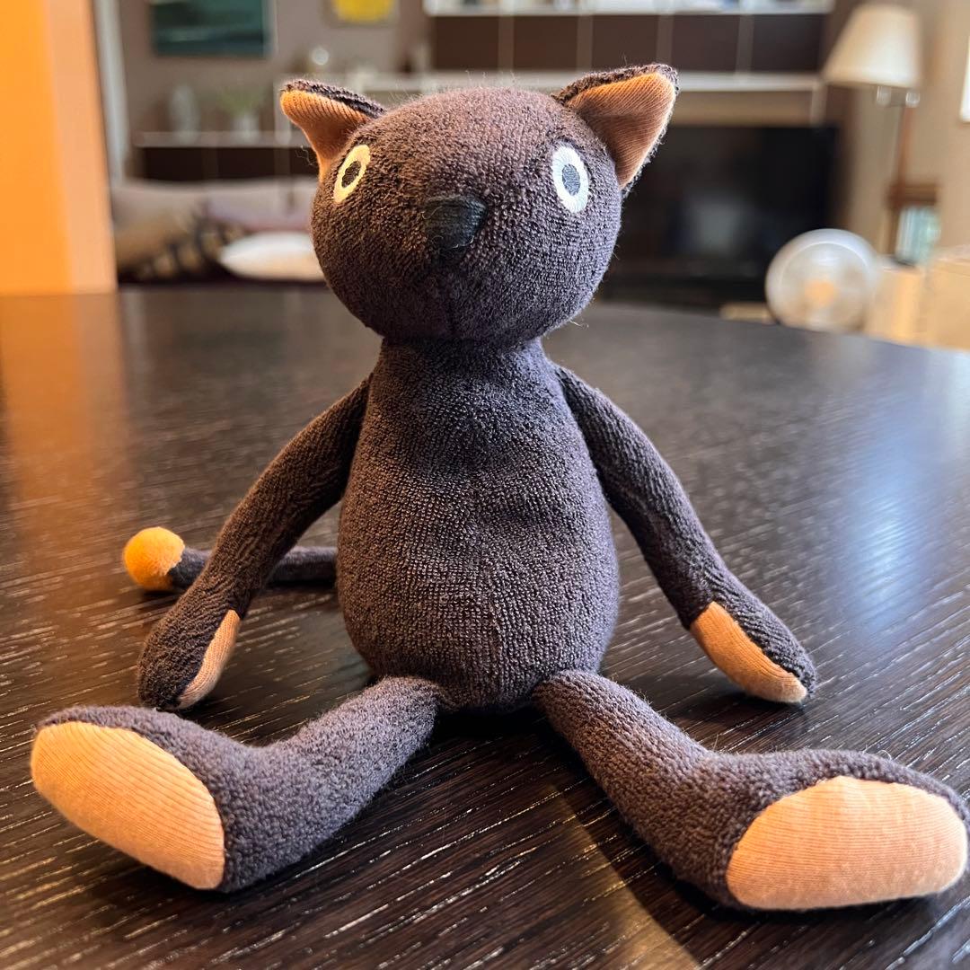 マタノアツコ 黒猫のぬいぐるみ Atsuko Matano 黒猫型ぬいぐるみ 約