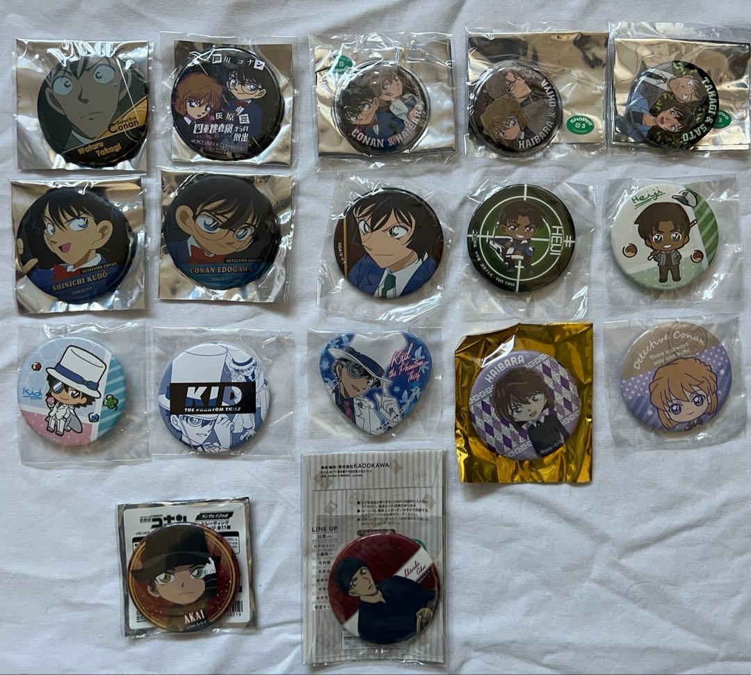 名探偵コナン 缶バッジセット