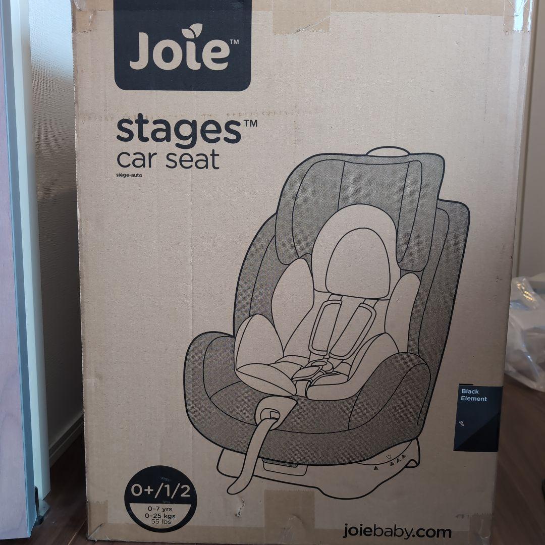 お値下げ品 【Joie Stages】 ブラックチャイルドシート