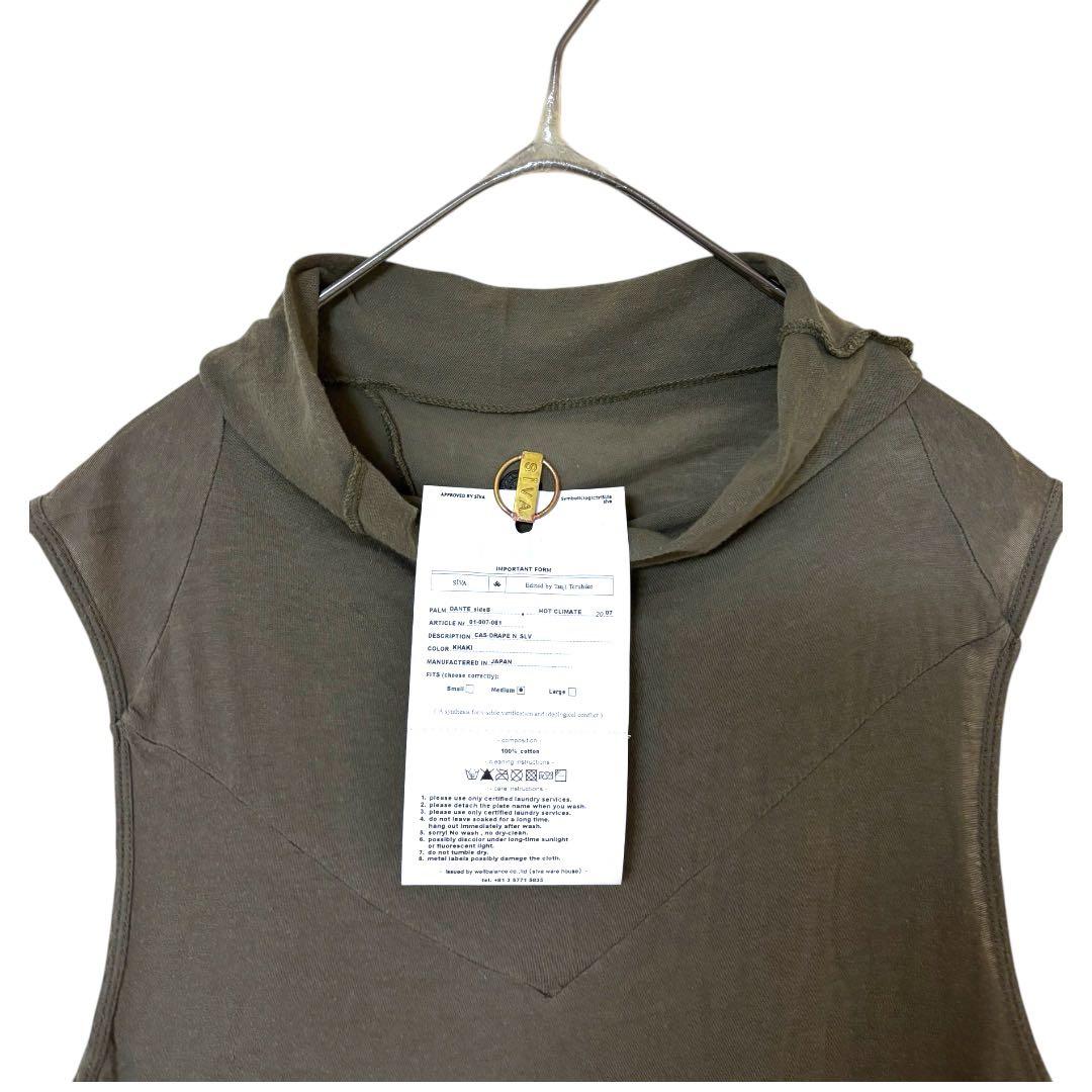 【希少】シヴァ SIVA★00's★変形★ハイネック★タンクトップ M カーキ