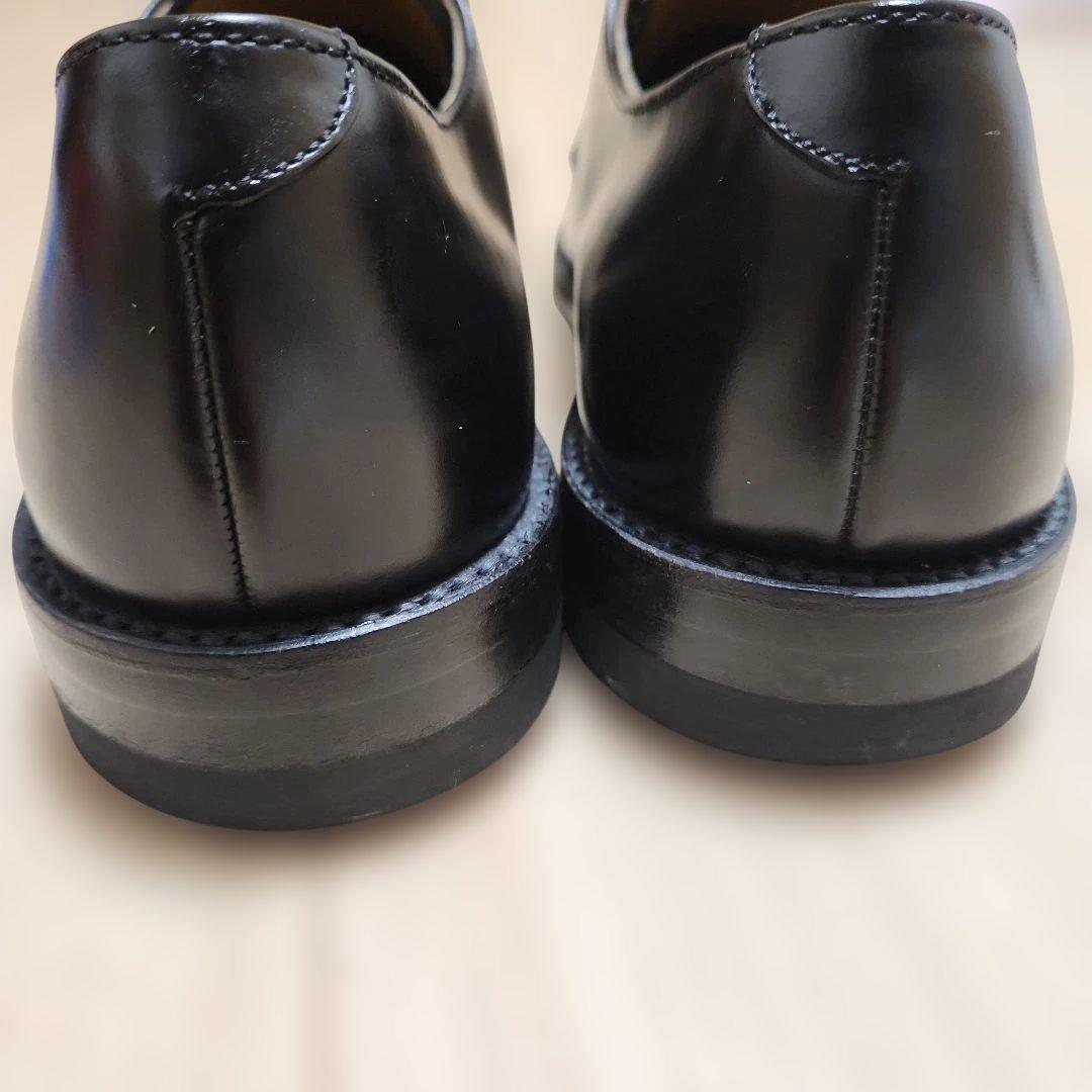 美品リーガル プレーントゥ J636 ブラック 25.5