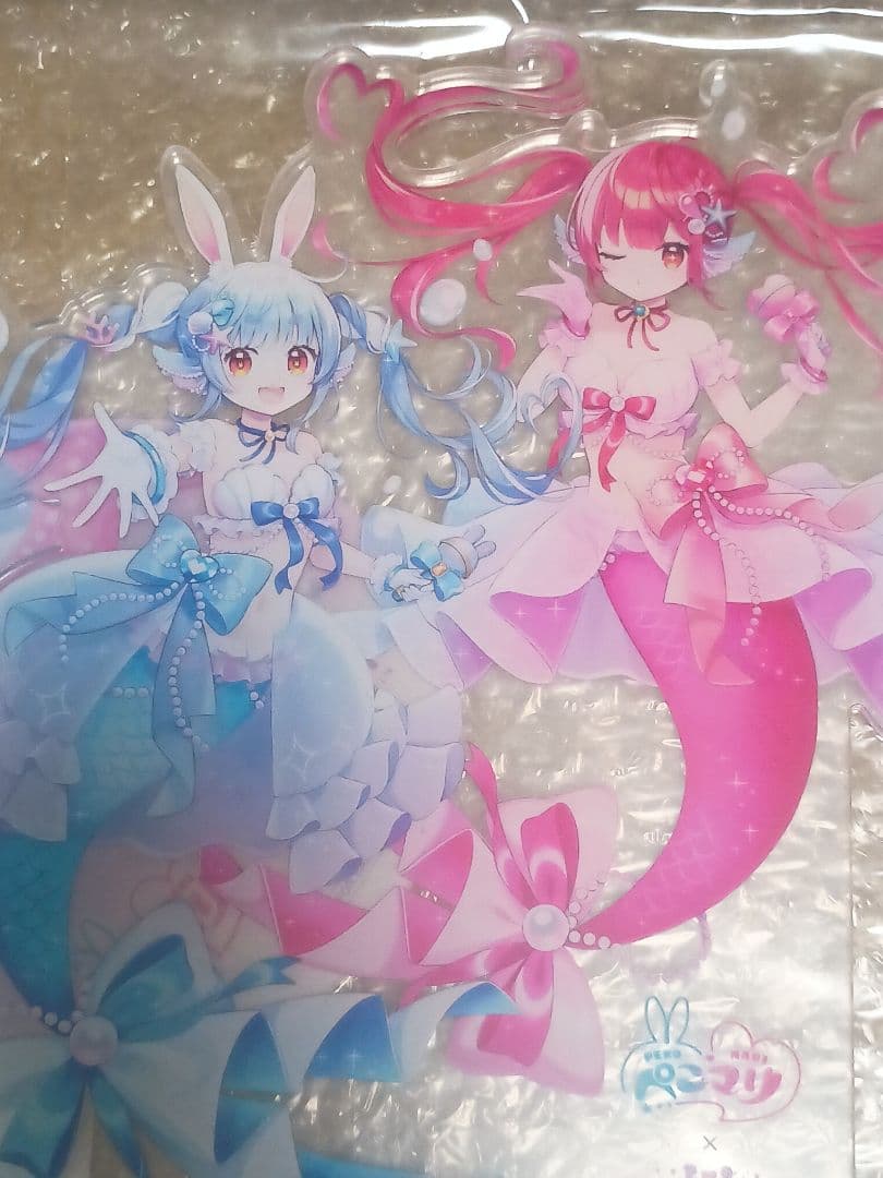 ポケコロツイン ぺこマリ ビッグ アクスタ BIG 兎田ぺこら 宝鐘マリン