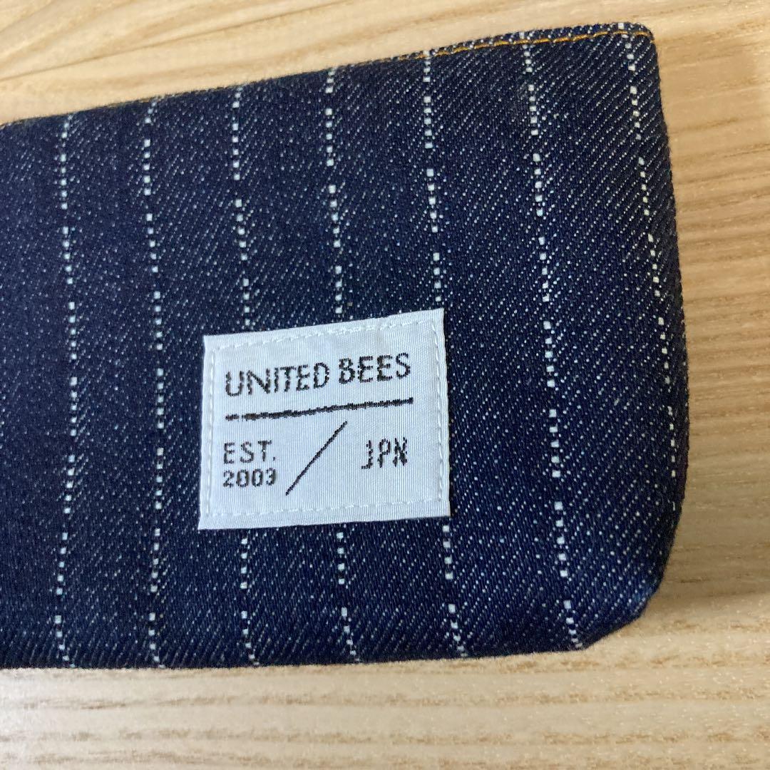 レア ユナイテッドビーズ ガゼットペンケース 岡山デニム ピン