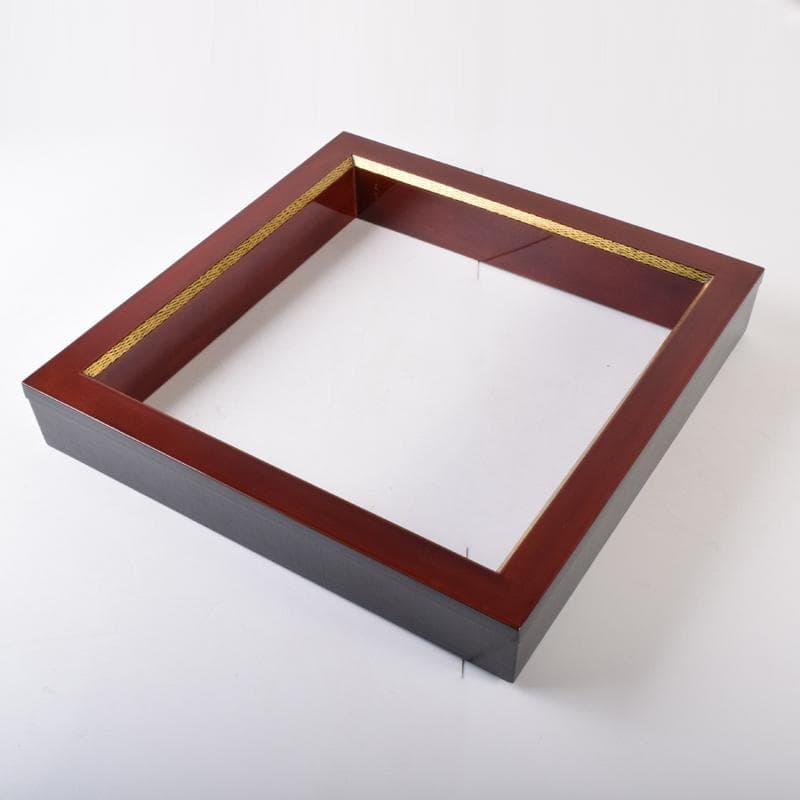 茶道具　輪島塗　塗師　古今青峰作　松葉ちらし　炉縁　共箱　C　7051A