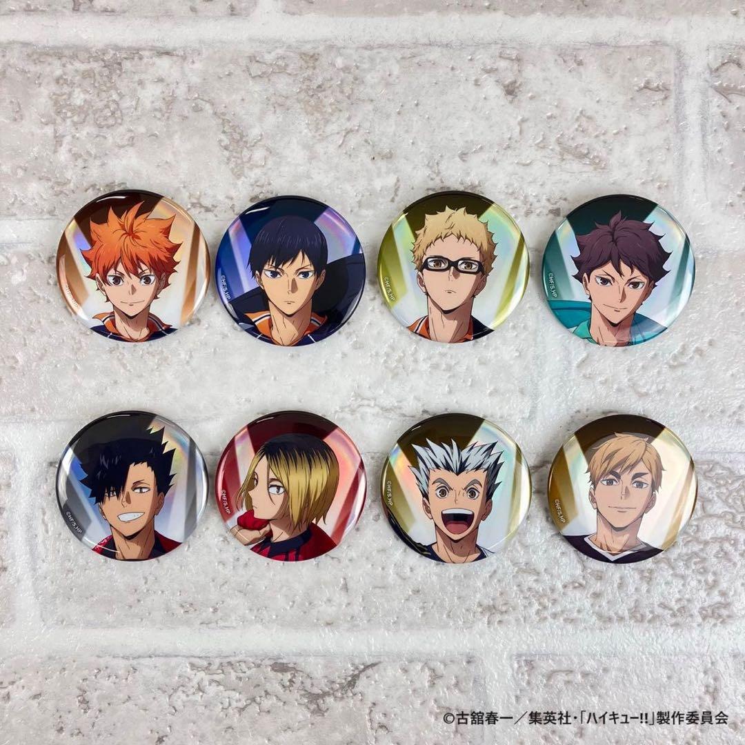 ハイキュー トレーディング缶バッジ 挑戦者たち オーロラ コンプリート