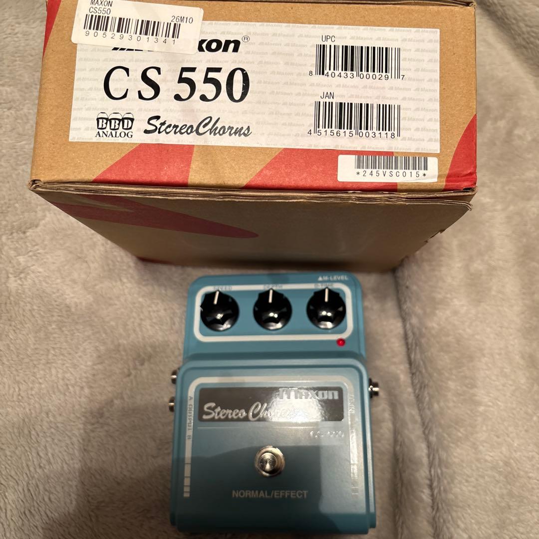 【箱、取説付き】Maxon CS-550 アナログ・ステレオ・コーラス