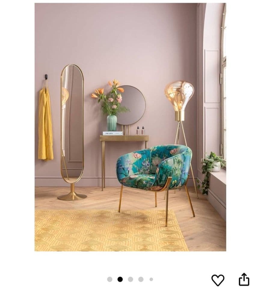 KARE コンソールミラー ゴールド ドレッサー