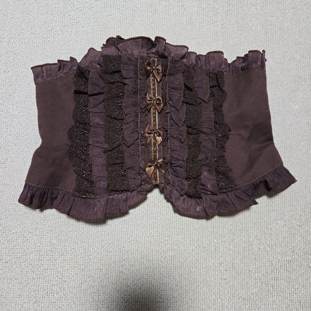 Sheglit ブラウン コルセット Earl Grey