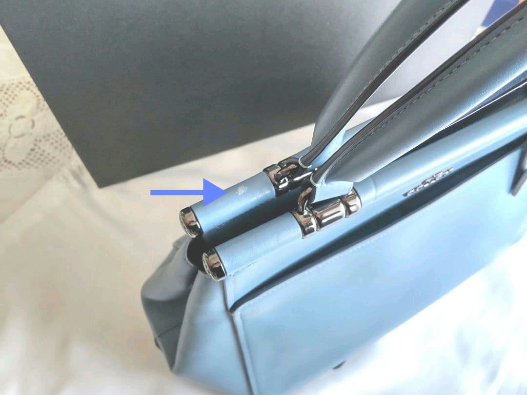 コーチ　2way ショルダー　斜め掛け　ハンドバック　牛革