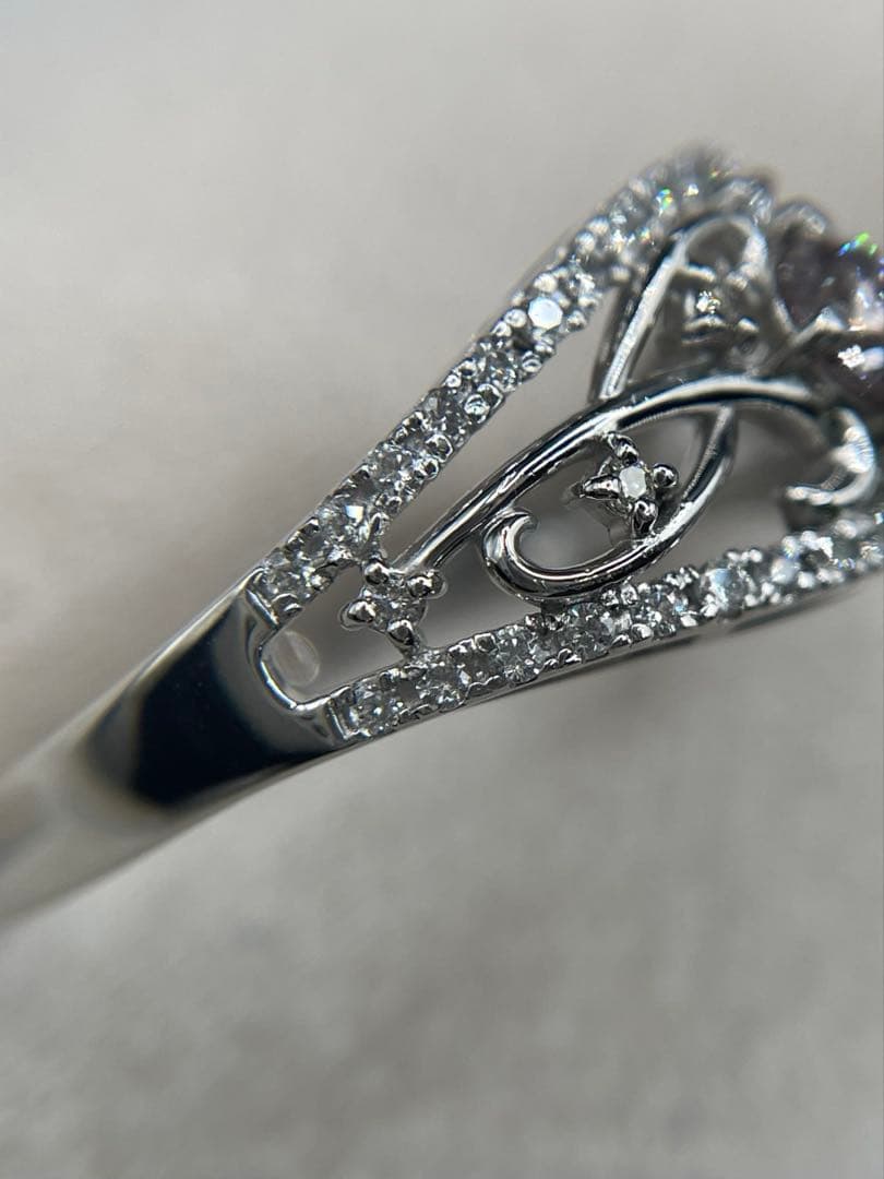 専用JL220★高級 ダイヤモンド0.466ct プラチナ リング 鑑別付