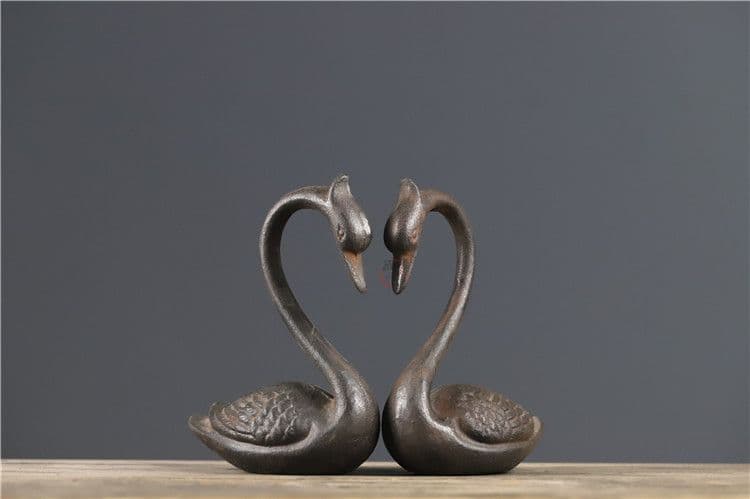 鉄器 白鳥 家 熱品 書道具 文房具 工芸品 美術品 コレクション 置物