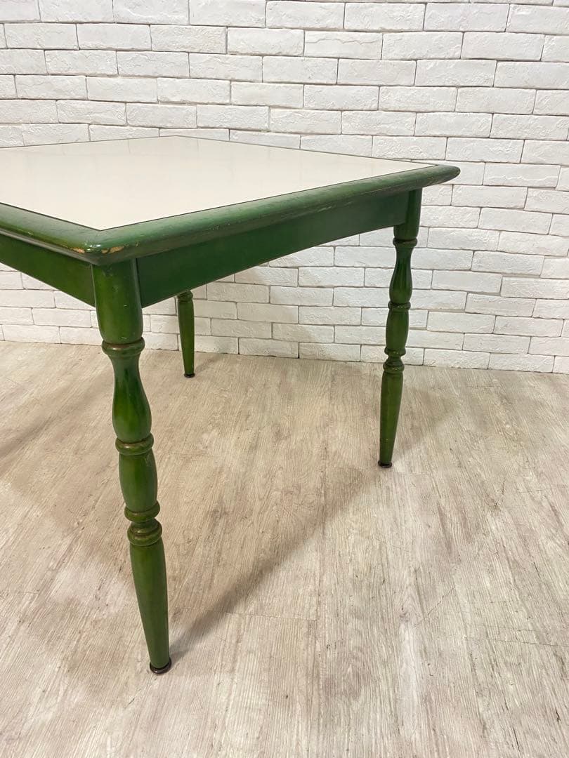 【東京23区配送無料】　飛騨産業　ダイニング　テーブル　アンティーク　ビンテージ