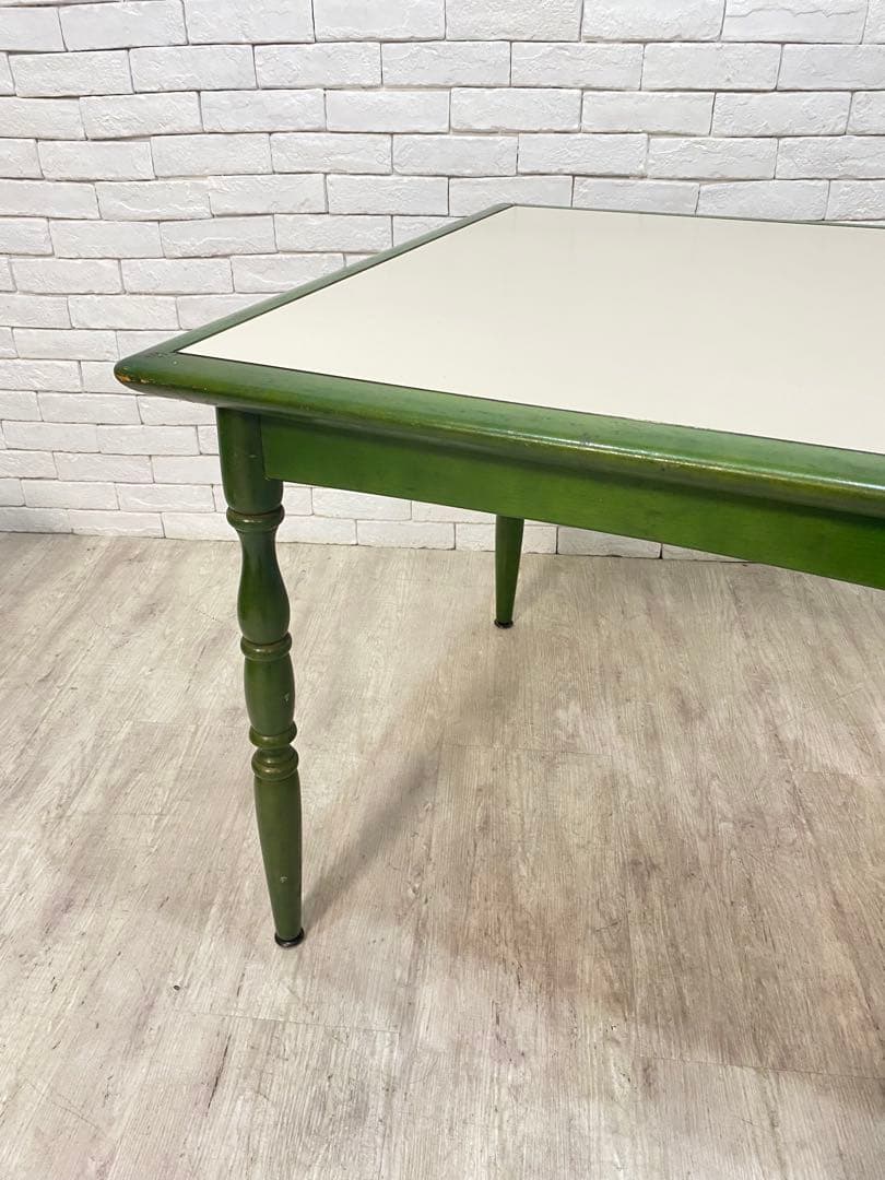 【東京23区配送無料】　飛騨産業　ダイニング　テーブル　アンティーク　ビンテージ