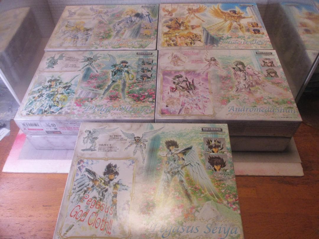 送込未開封】聖闘士聖衣神話 青銅神聖衣コンプ5人 ペガサス星矢 他 聖