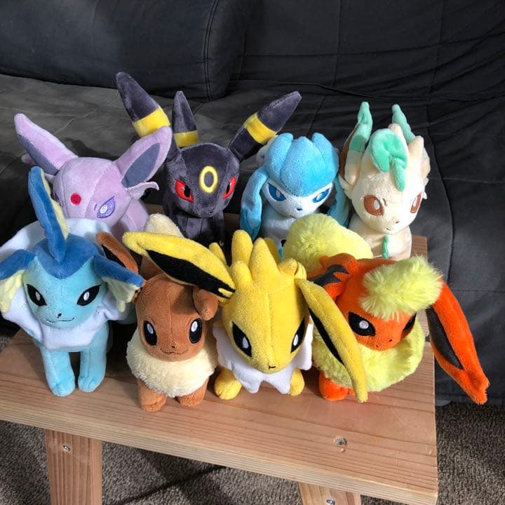 イーブイコレクション ぬいぐるみ 8点 ポケモンセンター 2012年 ブイズ