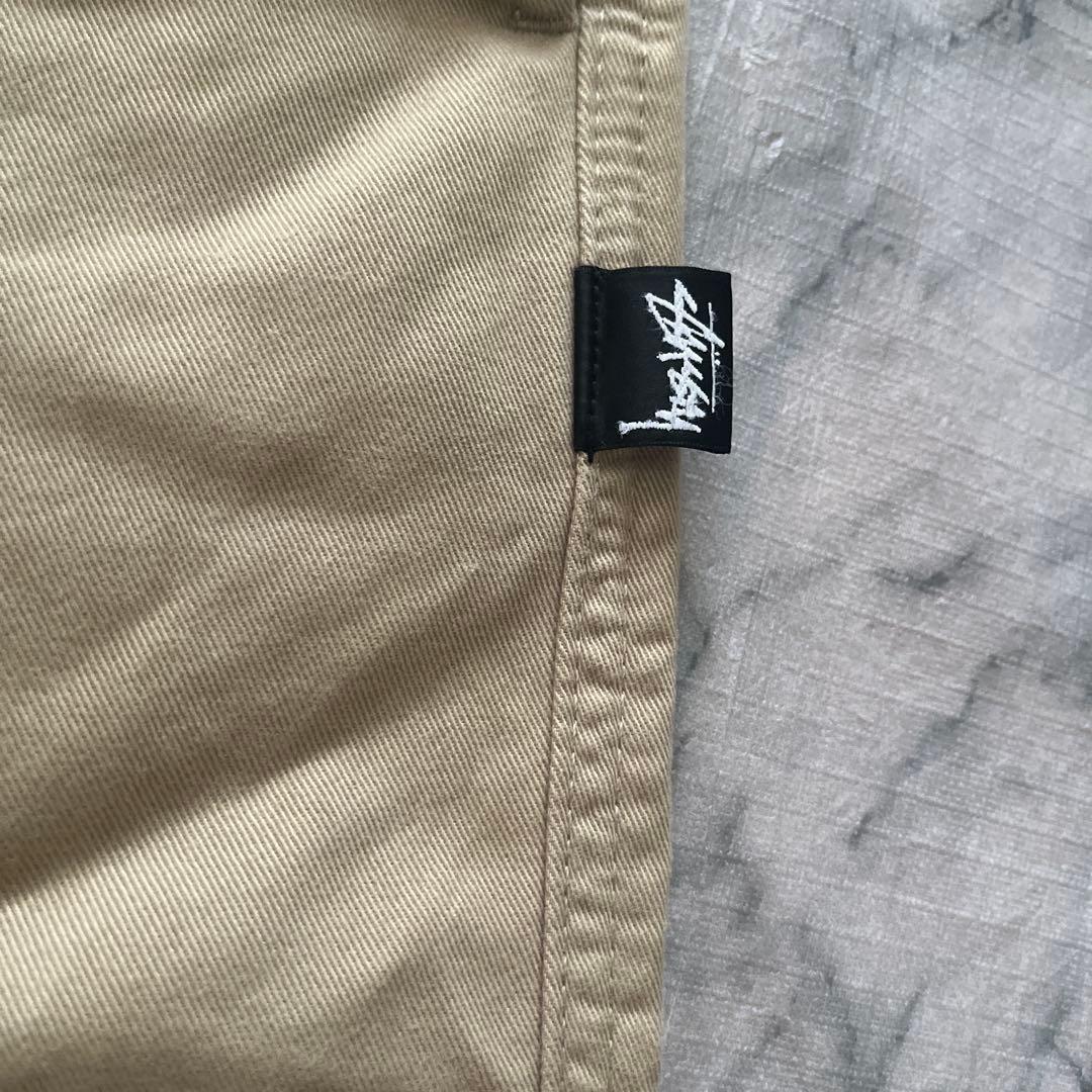 STUSSY　イージーパンツ　チノパン　ベージュ　L