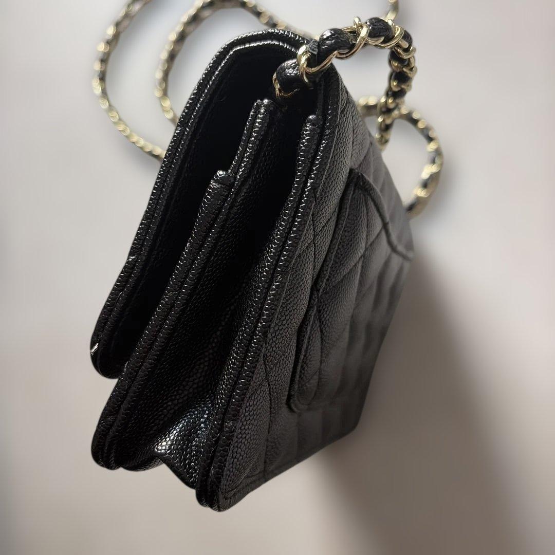 ♡さくら♡CHANEL ノベルティショルダーバッグ ブラック×ゴールド金具