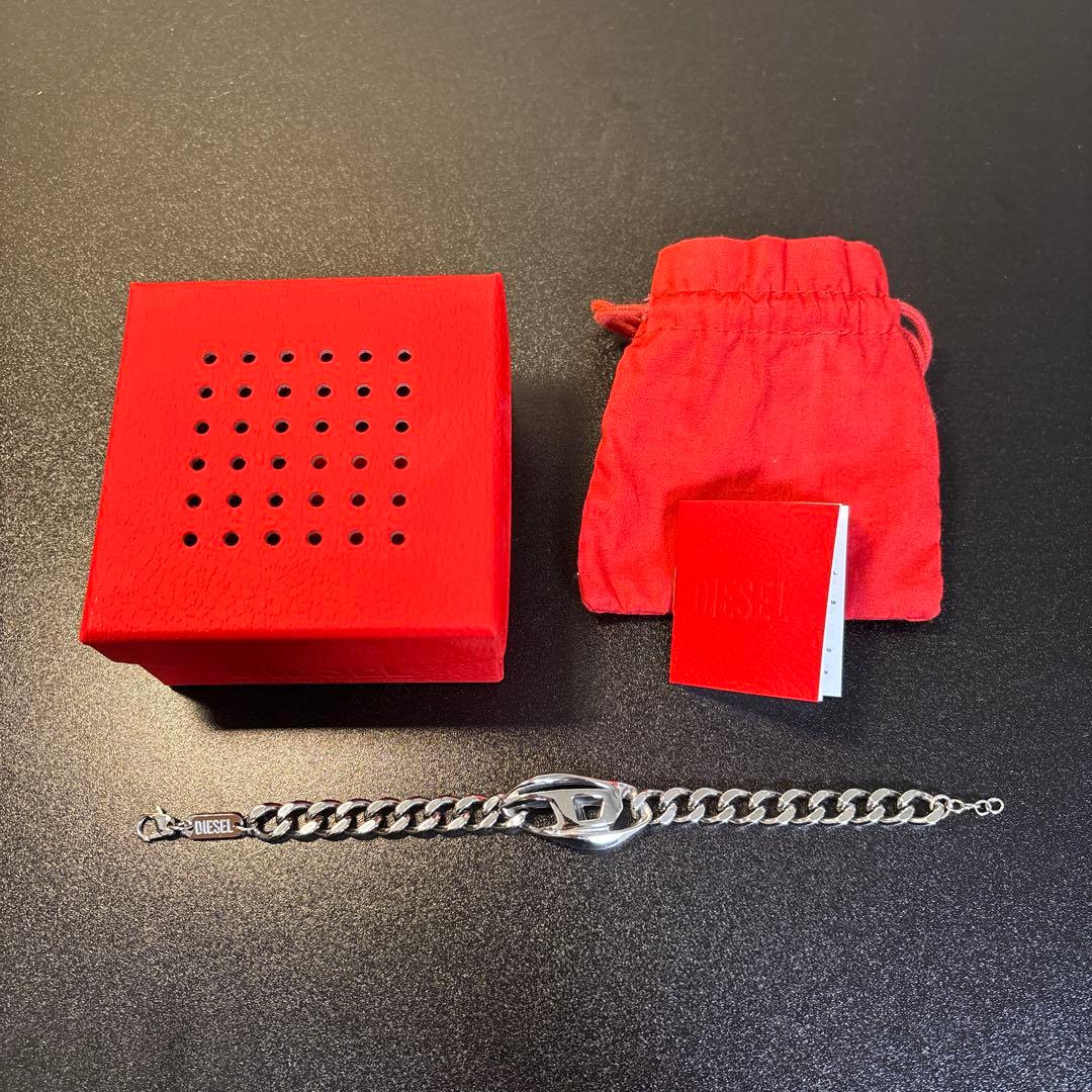 【極美品】 DIESEL Dx1413 ブレスレット チェーン バングル　アクセ