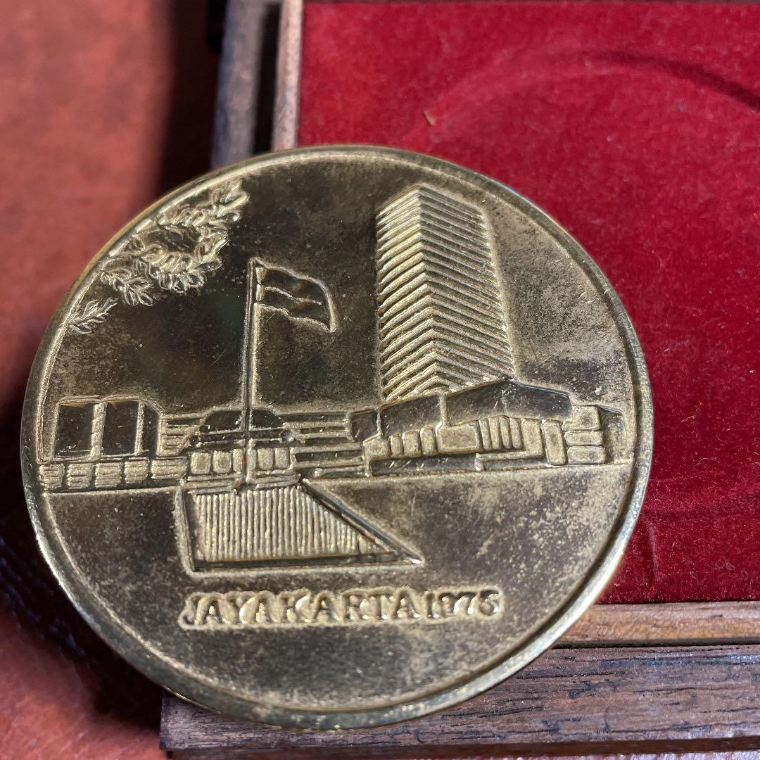 詳細不明 箱付き】希少 1975表記 メダル JAYA RAYA