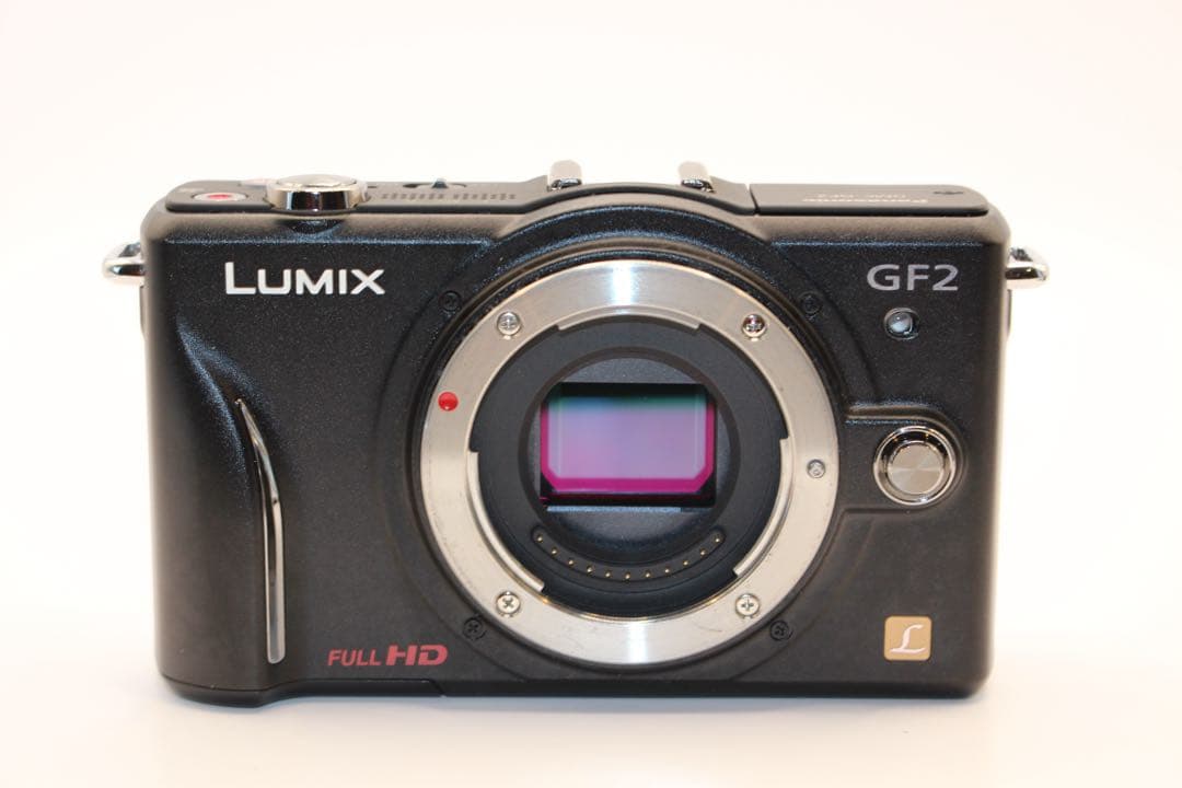 ☆純正バッテリー2個、レンズ収納袋付☆ LUMIX DMC-GF2 電動ズーム