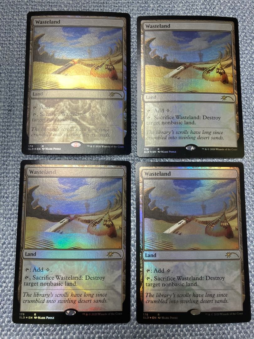 MTG 4枚 不毛の大地