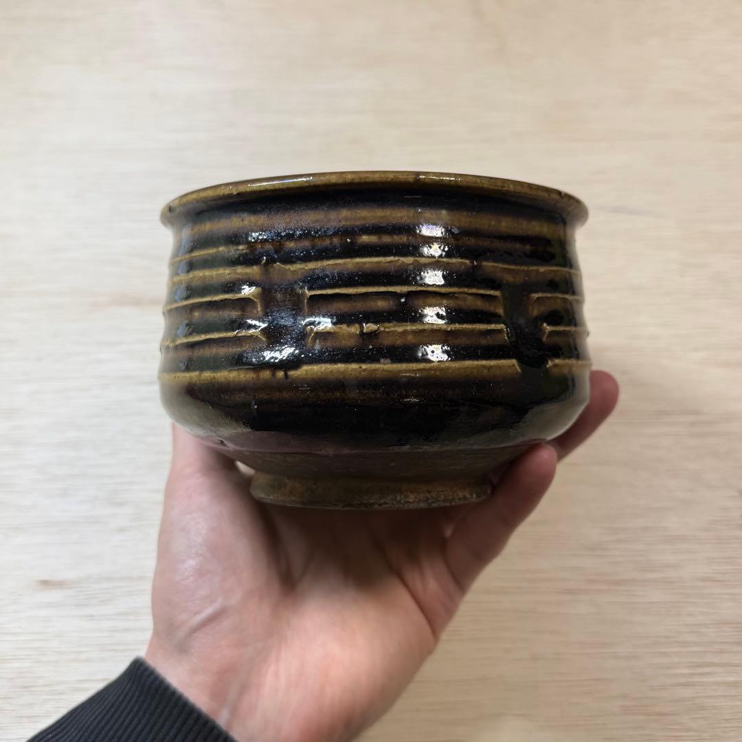 古瀬戸 美濃 拳骨茶碗 大茶碗 香炉 江戸時代 古美術 骨董 民藝 茶道具 志野