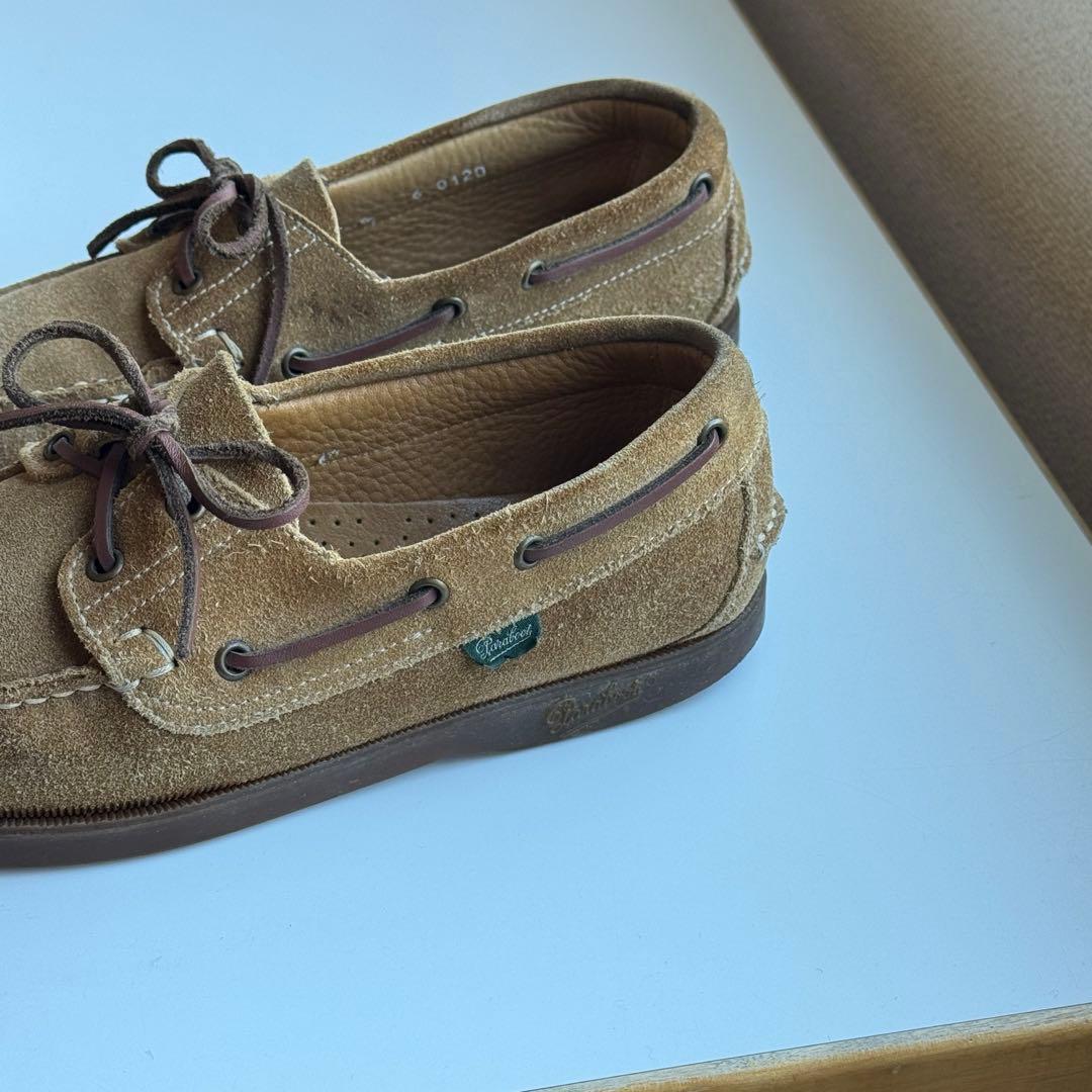[美品]Paraboots BARTH モカシン　スエード