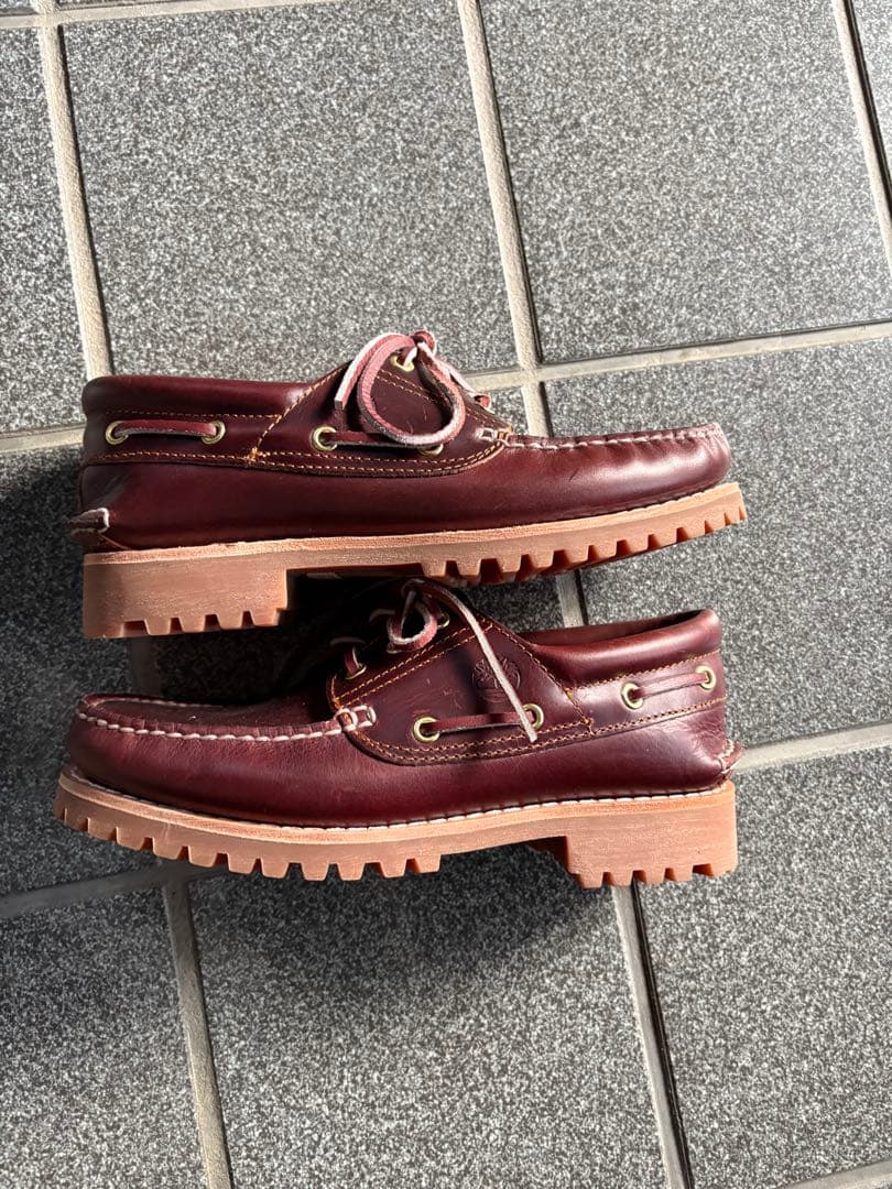Timberland 3eye バーガンディ 25cm