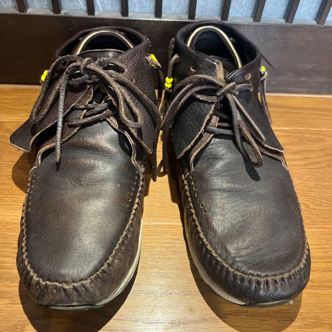 VISVIM FBT 9.5 ブラウン　ビーズ
