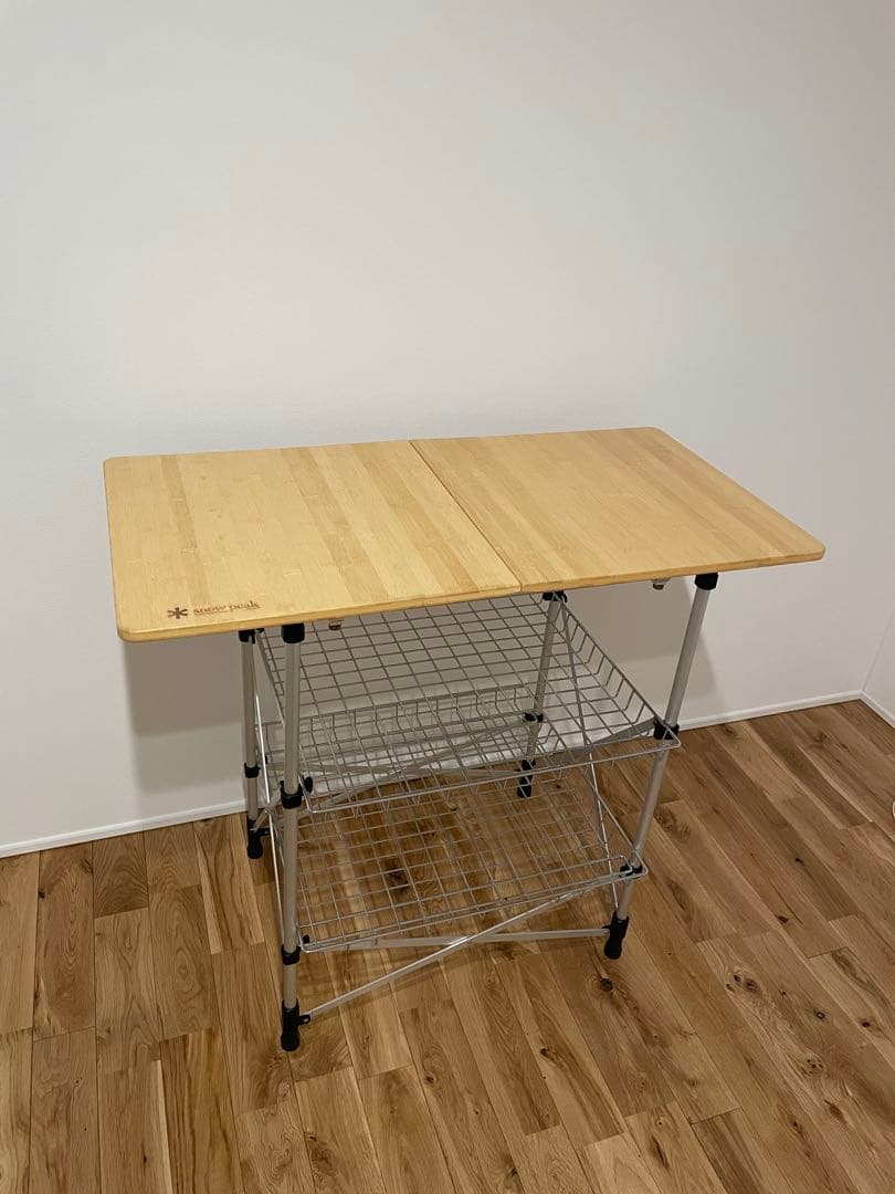 廃盤品スノーピークsnow peak フィールドキッチンテーブル竹CK-012T