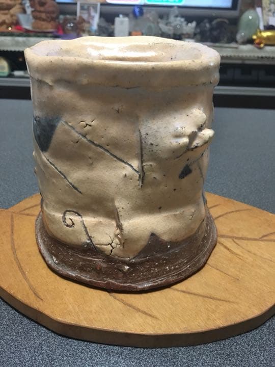 萩焼作家 永地博正作 花瓶 お値下げしました。