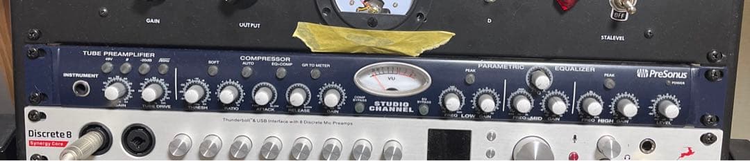 PreSonus studio channel 真空管マイクプリアンプ