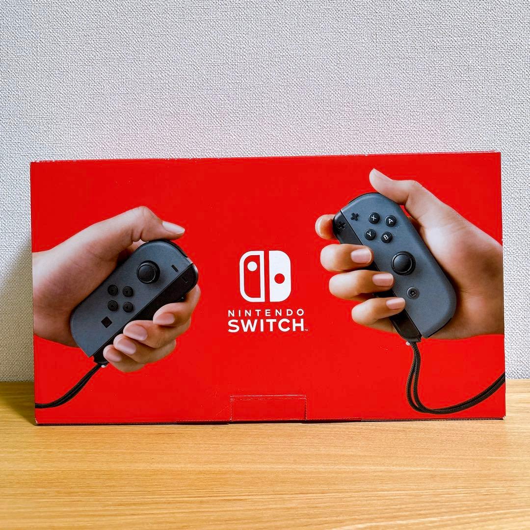 【美品】 バッテリー強化型 Nintendo Switch 本体 グレー