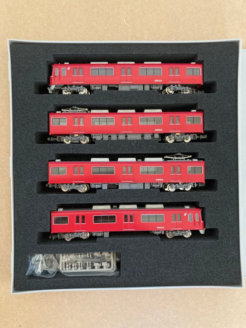 31696＞名鉄3500系（機器更新車・行先表示点灯）基本4両編成セット動力