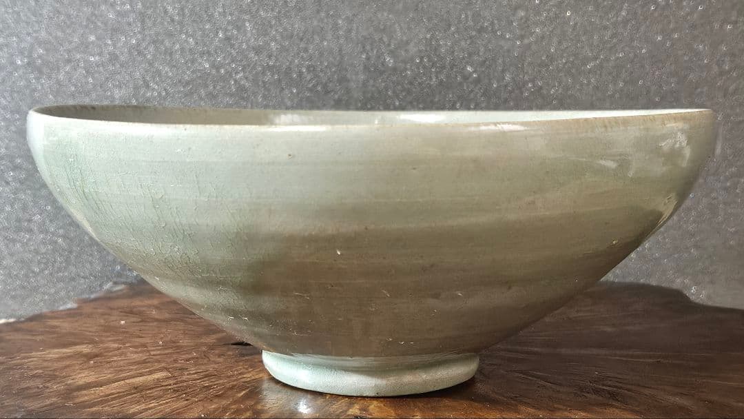 本物保証❗】李氏朝鮮時代 李朝青磁 陰刻 双鳳凰文 鉢 菓子