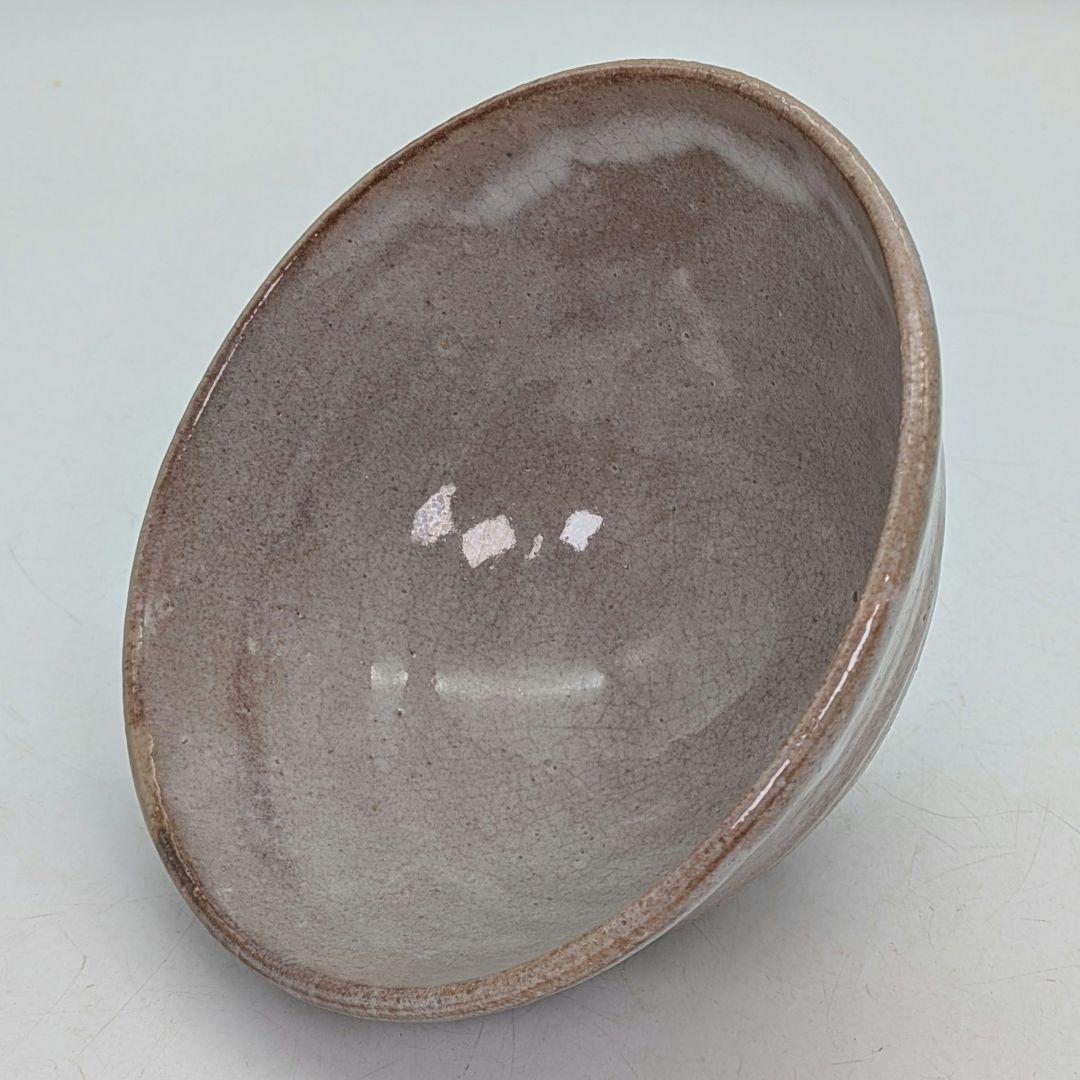 山口県指定無形文化財保持者 波多野善蔵 萩焼 茶盌 共箱（