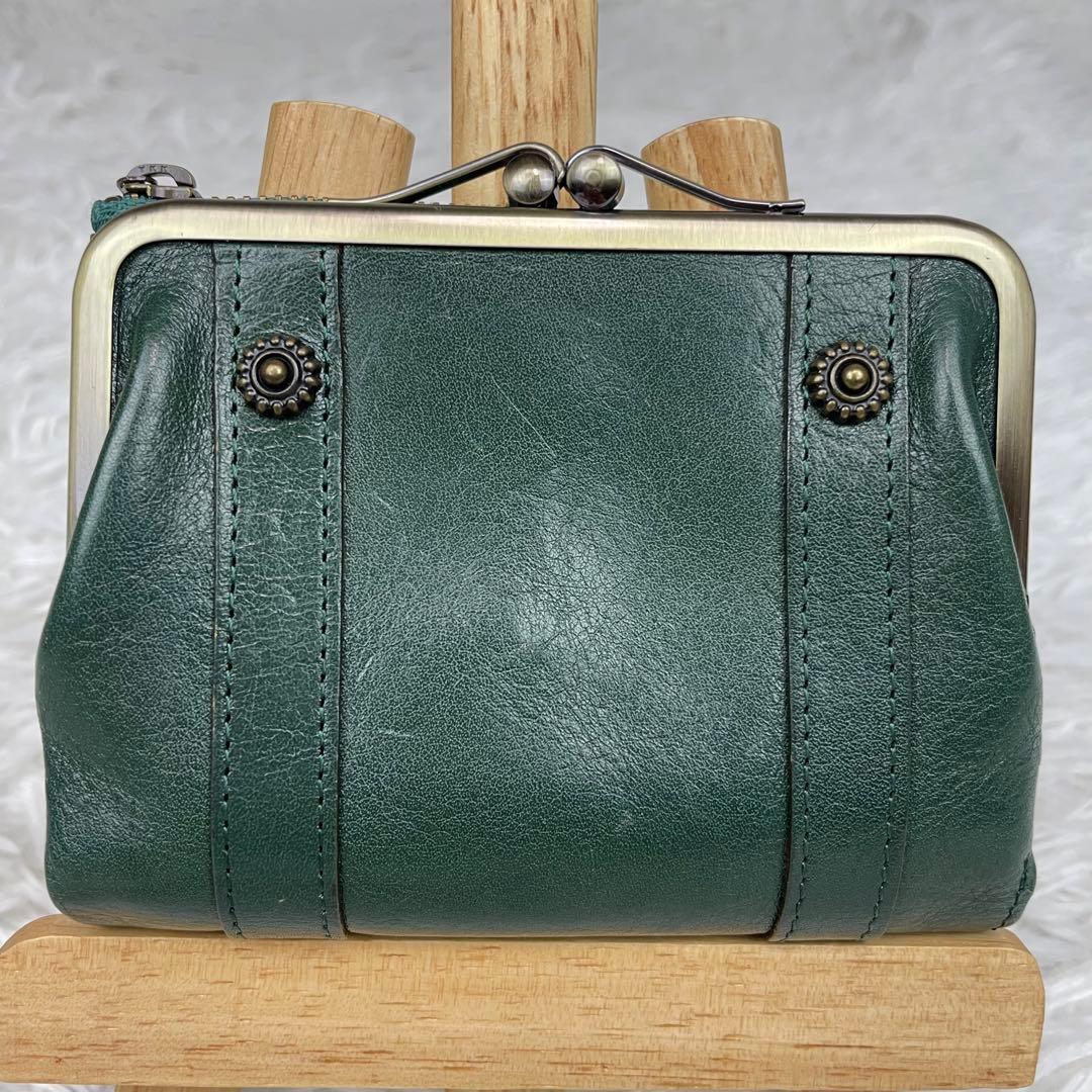 超極美品✨Dakotaダコタ✨リードクラシック✨二つ折り✨がま口✨